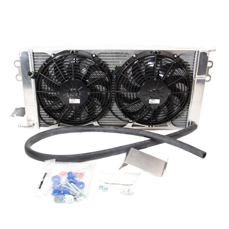 Ford Shelby GT500 Heat Exchanger - VMP Performance - Dual-Fan Triple Pass - `07-`12